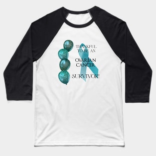 Ovarian Cancer Survivor Support Baseball T-Shirt